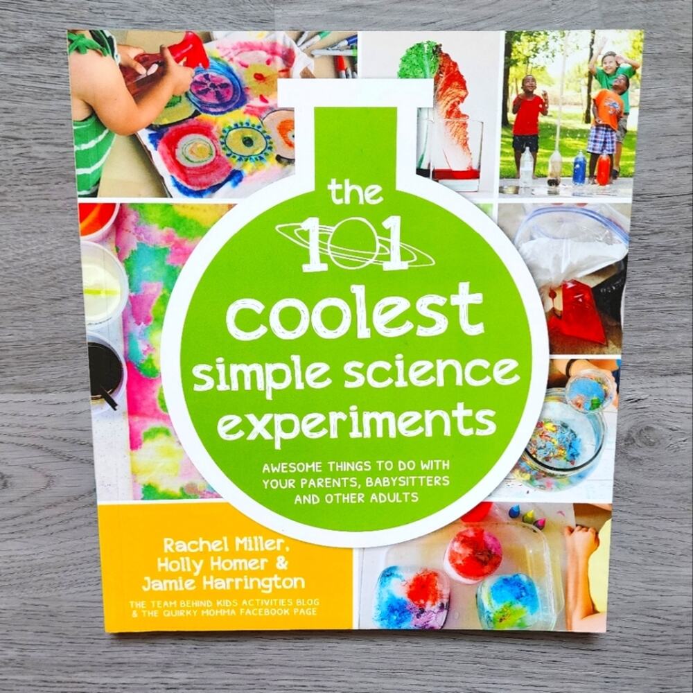 The 101 Coolest Simple Science Experiments Nonfiction Children's Activity Book